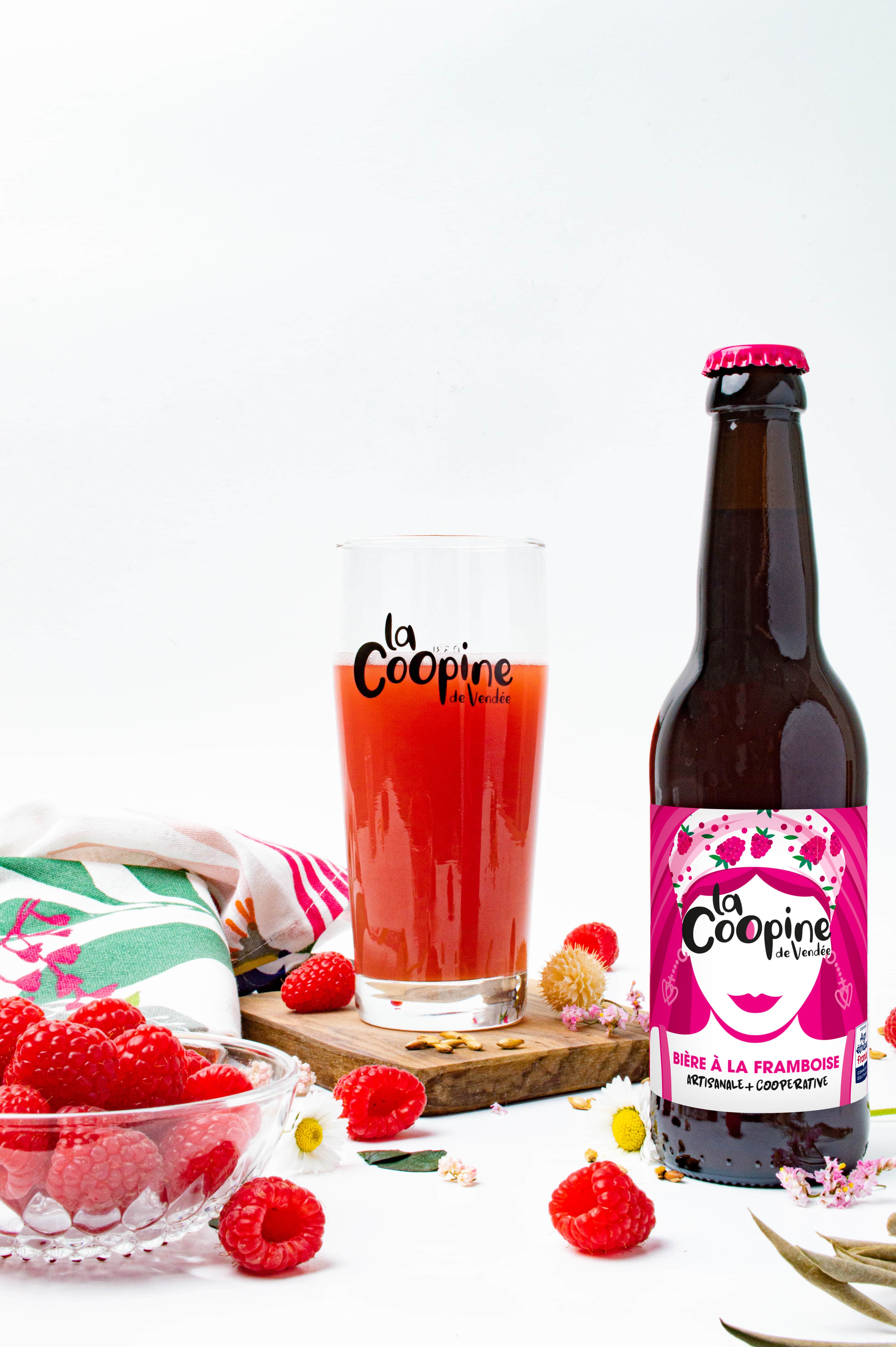 Bière à la framboise